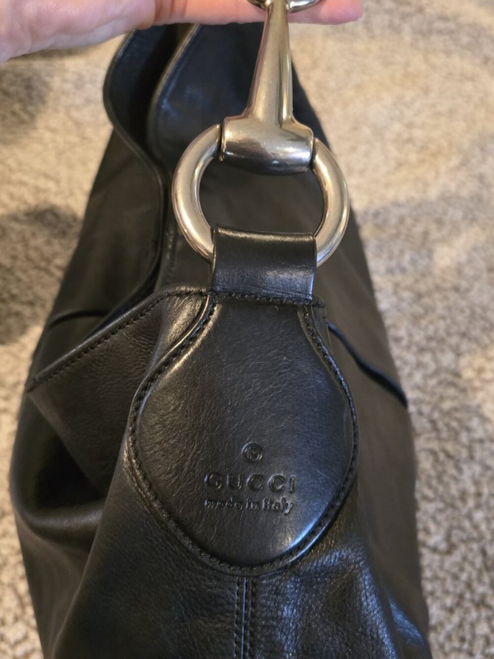 Gucci Authentic Soft Icon Hobo – Black Leather - Picture 2 of 4